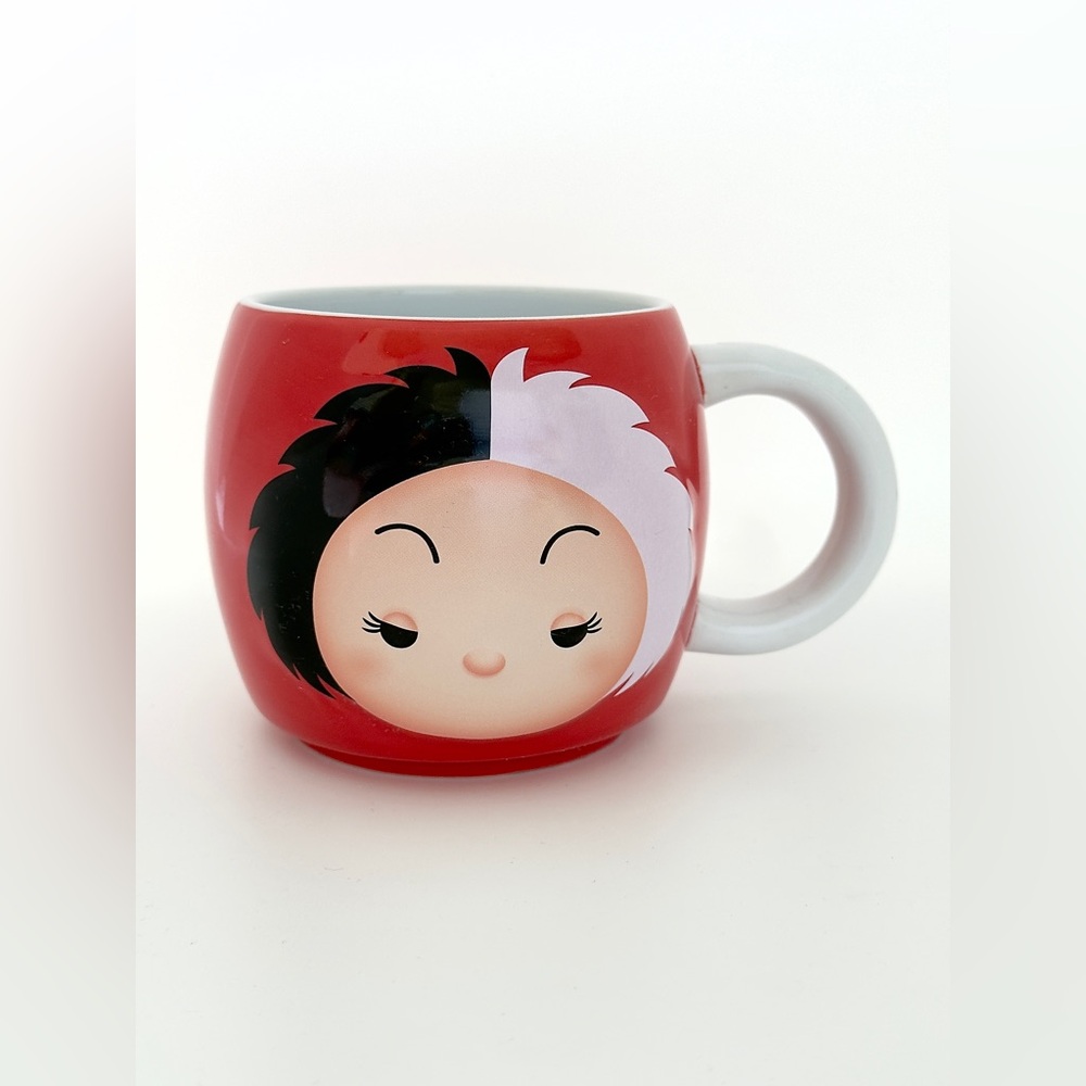 Disney Cruella de Vil Tsum Tsum Mug 2014 Disneyana Collectible, Great Condition